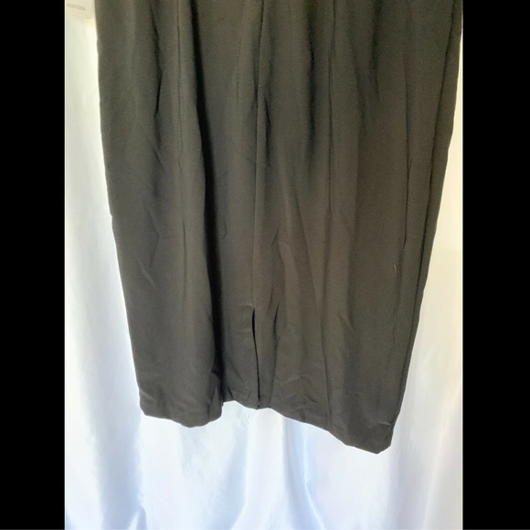 NEW‎ XSCAPE Jersey Crochet Midi Dress in Black [SZ 12 ] - Picture 7 of 8